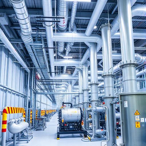 Chemical Industry - Safety expert inspecting facilities in chemical production site